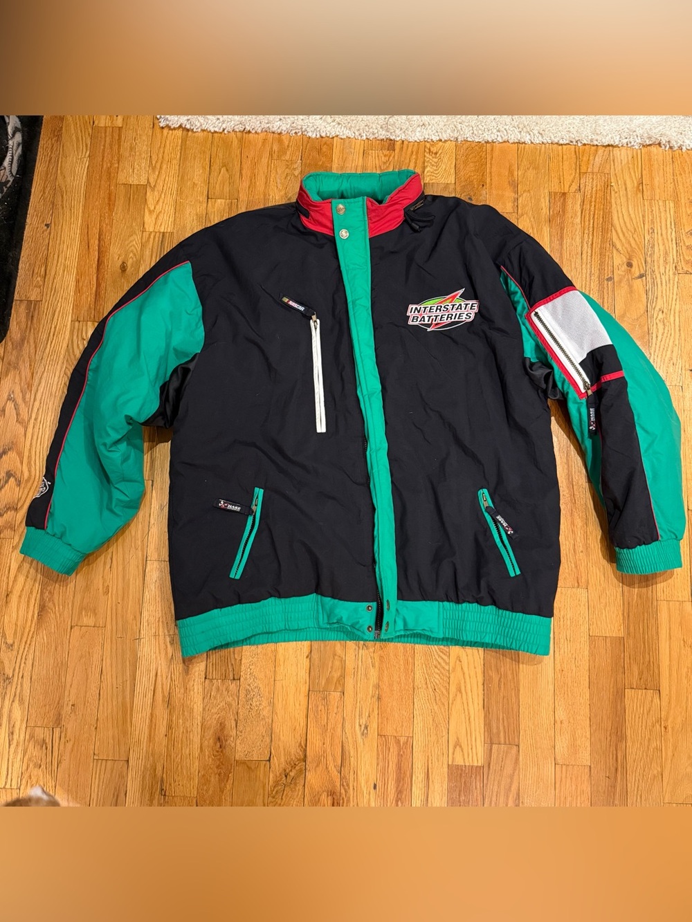 Chase Authentics Interstate Batteries Bobby Labonte NASCAR Puffer Jacket